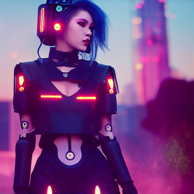 female futuristic fashion