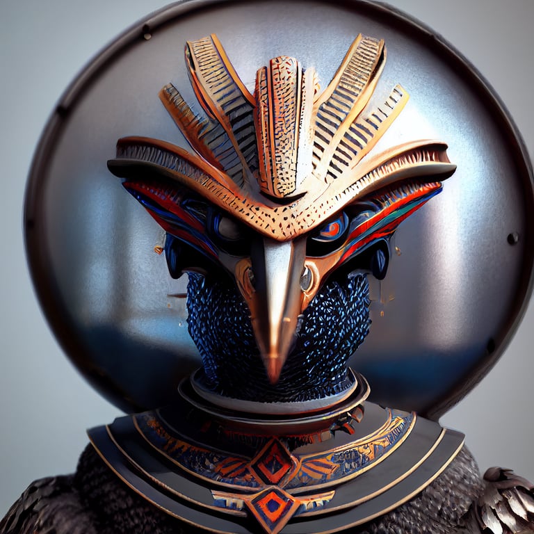 aztec warrior headpiece