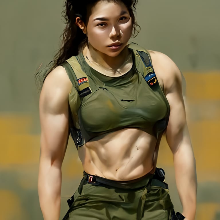 Female Military Muscle