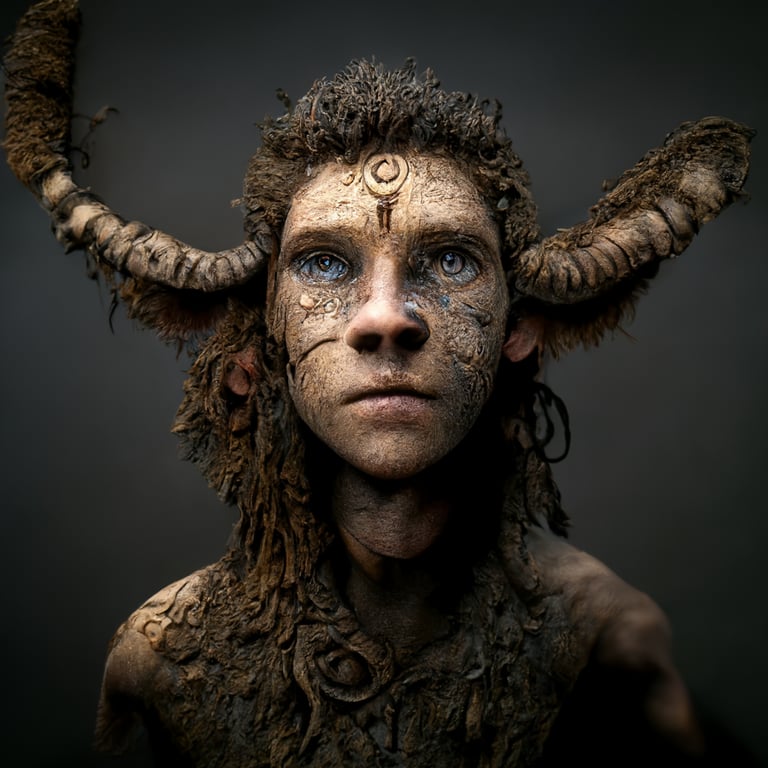 prompthunt: A full-length satyr centered ultrawide angle lens, octane render,  3ds max render, raytraced, soft lightning, indirect lightning, global  illumination, cgi, real life, photoshoot, photorealistic, cinematic,  dramatic, High-definition, high ...