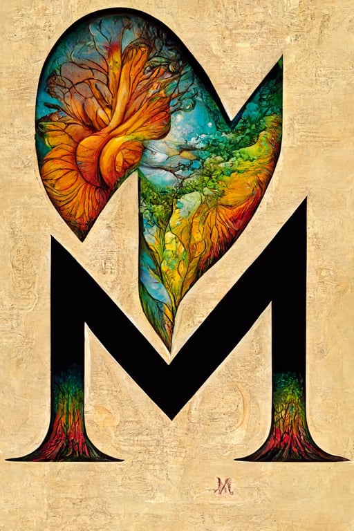 Letter M In Nature