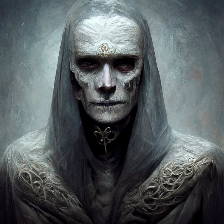 prompthunt: portrait pale man necromancer evil dark fantasy