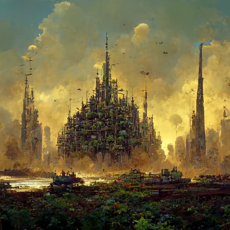 warhammer 40k hive city in nature