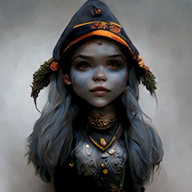 prompthunt: undead gnome female character, fantasy character, 8k, highly detailed