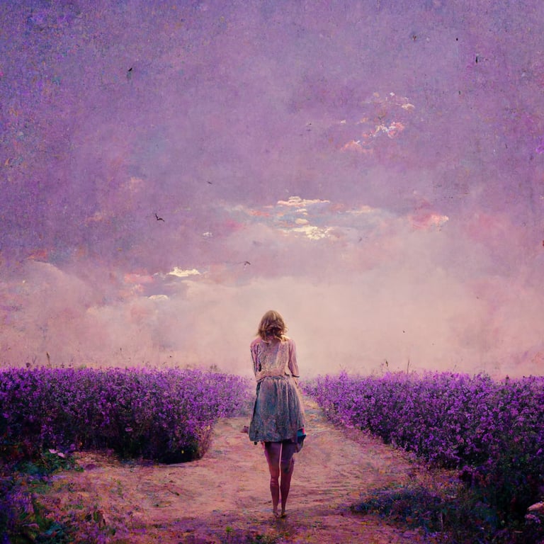 prompthunt: taylor swift, I just wanna stay in the Lavender Haze