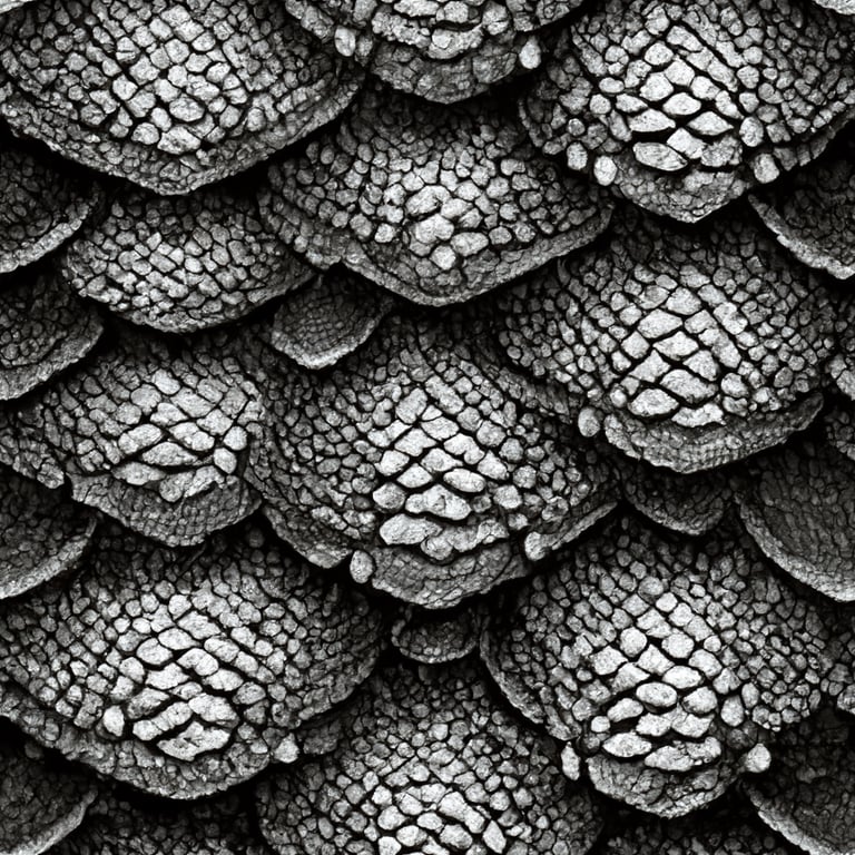 reptile scales greyscale