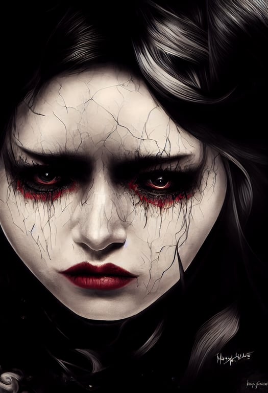 gothic sad eyes