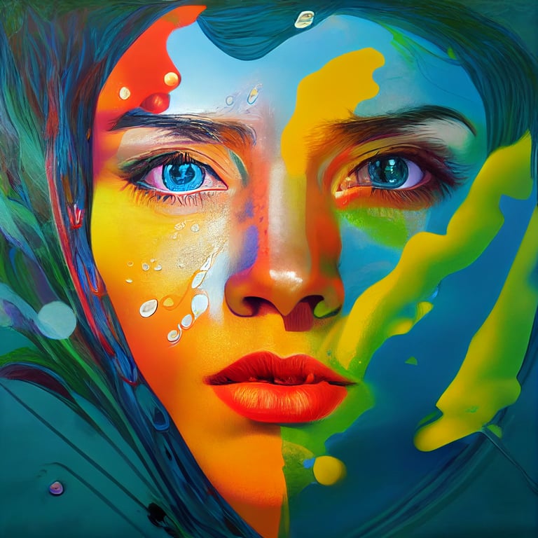 Peaceful Face Art