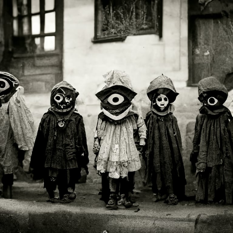 Black And White Masks Upside Down Stock Photo - Download Image Now -  Close-up, Costume, Dressing Up - iStock