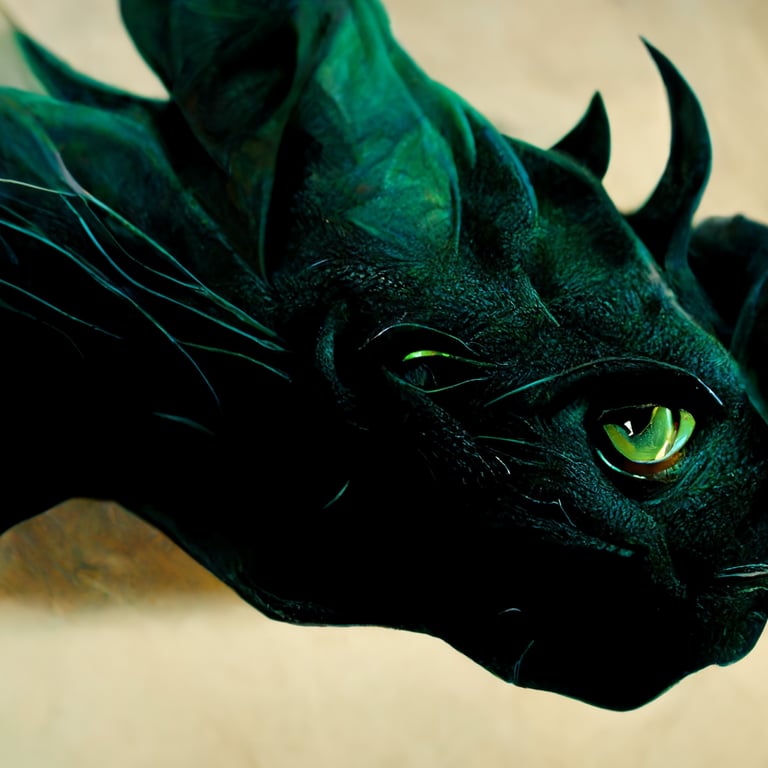 prompthunt coffee travel black panther dragon dark green