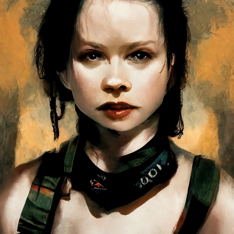 prompthunt: Thora Birch as Lara Croft