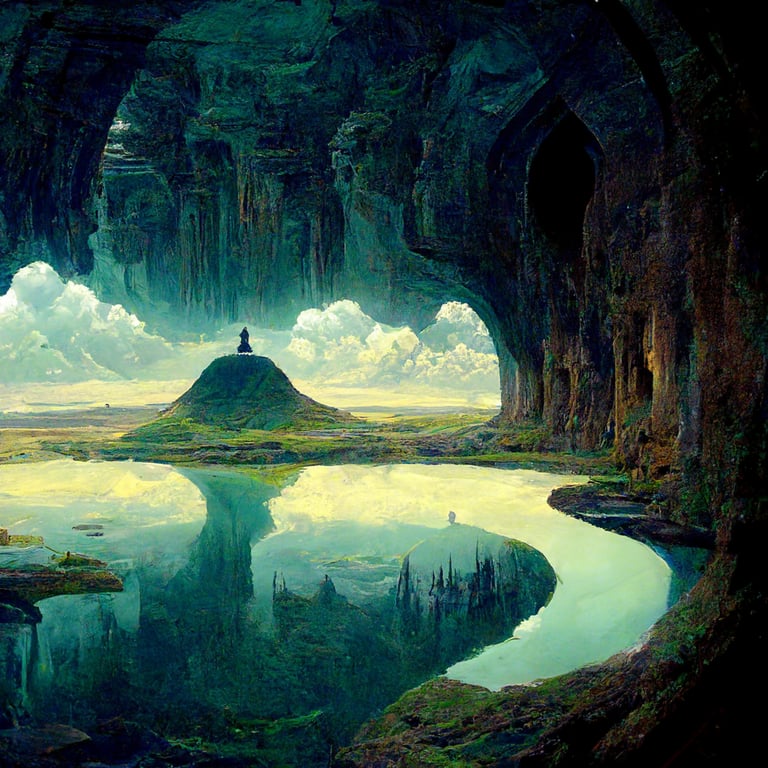In Xanadu did Kubla Khan A stately dome decree: Where Alph, the sacred river, ran Through caverns measureless to man Down to a sunless sea