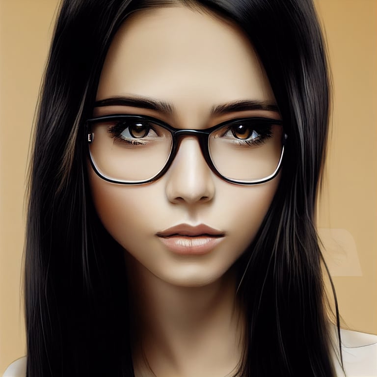 prompthunt hot 20 yo pale cute girl long black hair brown eyes