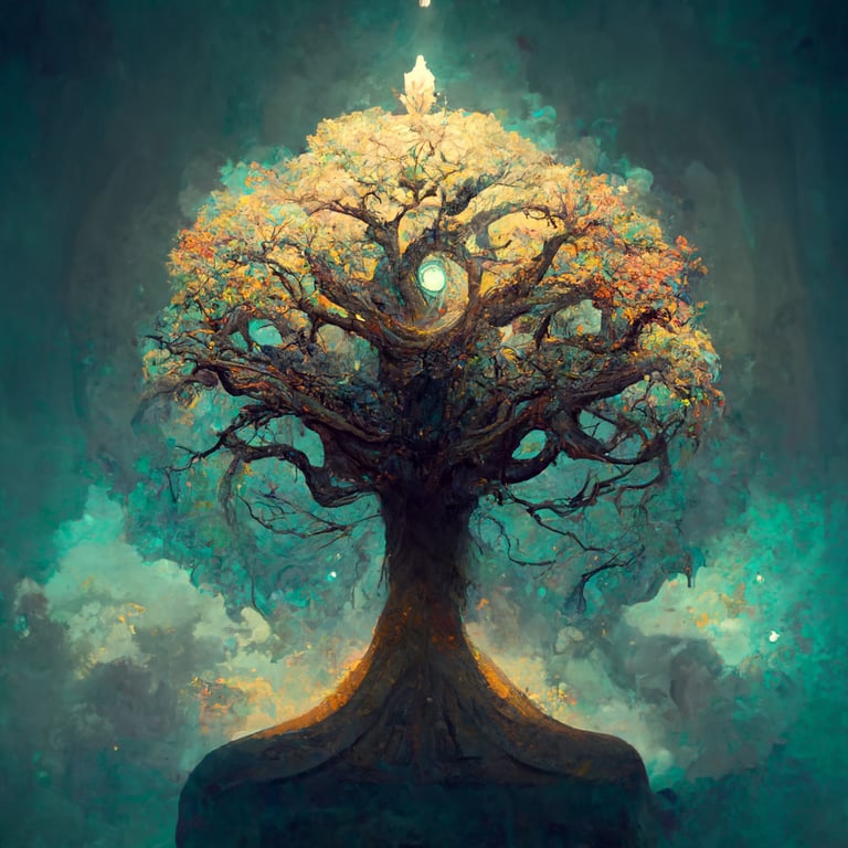 wise mystical tree