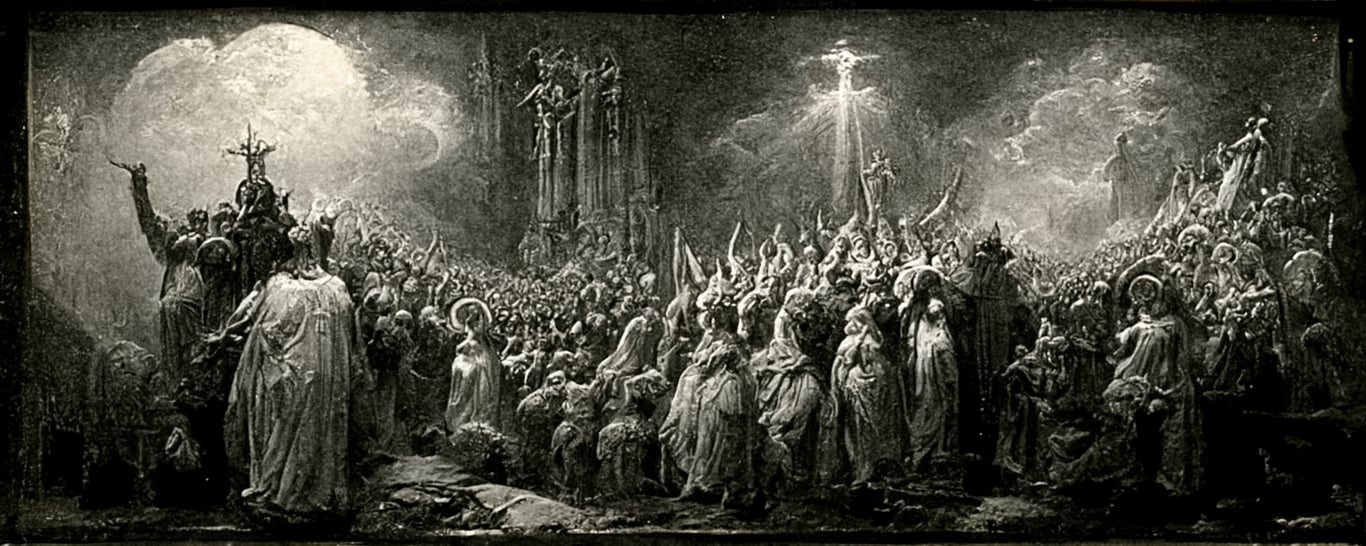 prompthunt: Gustave Doré - Triumph Of Christianity Over Paganism | 1899 ...