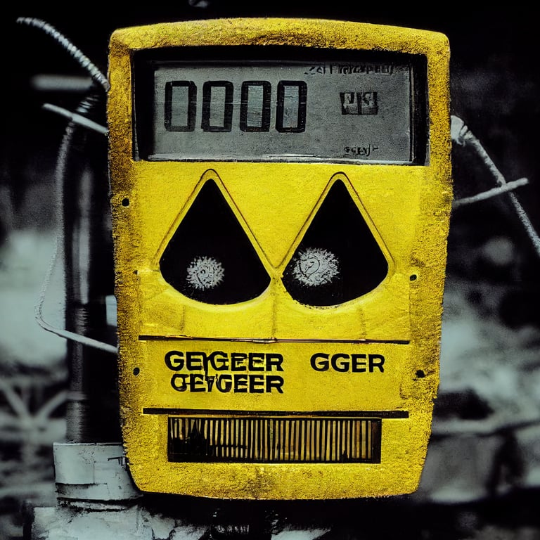 prompthunt: a Geiger Counter designed by HR Giger, outside of Chernobyl,  STALKER