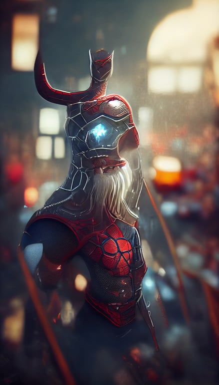 prompthunt: Spider-Man in style Thor