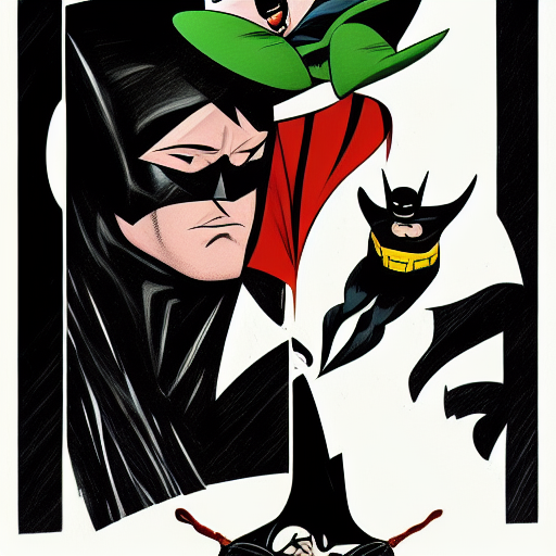 bitfloorsghost: batman, portrait, comic book, illustration, dc comics,  batman the animated series
