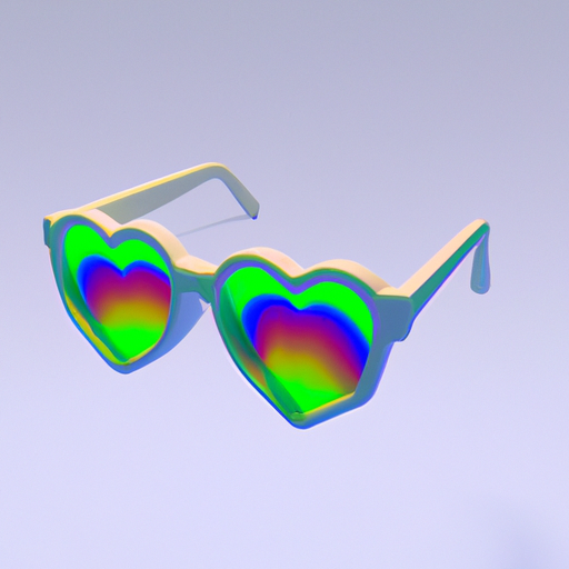 Klee Heart shaped sunglasses