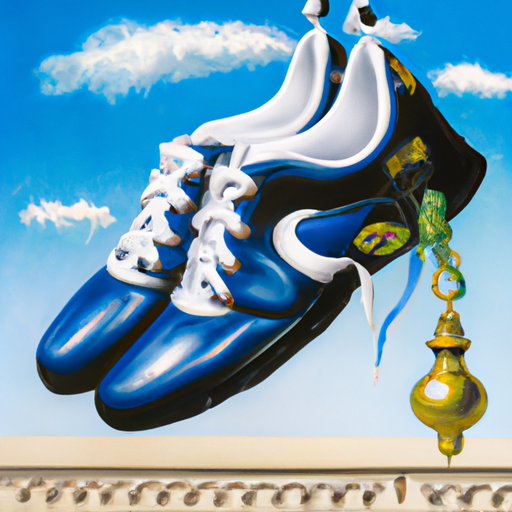 mikeelf: photorealistic oil painting of balenciaga sneakers in the style of  salvador dali