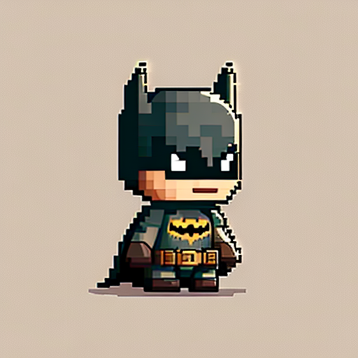 f: Batman, Pixel art
