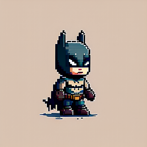 f: Batman, Pixel art