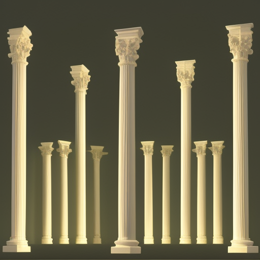 Cột La Mã: Các cột La Mã tươi sáng, thông thường được đặt trong các công trình kiến trúc kết hợp giữa cổ điển và hiện đại. Điều này mang lại một không gian đầy tinh tế và đẳng cấp. Hãy cùng chiêm ngưỡng những hình ảnh đẹp ngất ngây về các cột La Mã.