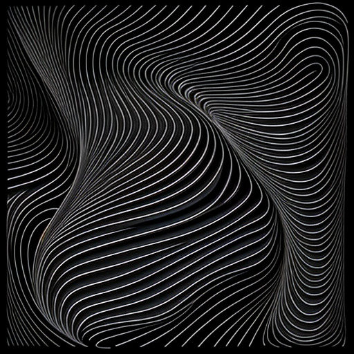 Abstract Black And White Line Patterns