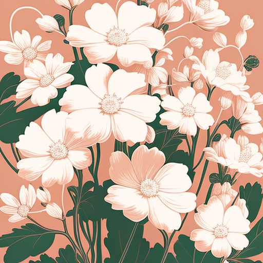 Hãy xem hình với chủ đề white flowers on a pink background để thấy nét đẹp của loài hoa trắng tinh khiết trên nền hồng dịu nhẹ. Điều đó chắc chắn sẽ khiến bạn cảm thấy bình yên và thư thái.