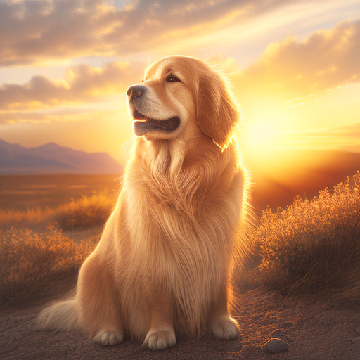ellagrana Long hair chubby and short golden retriever with long
