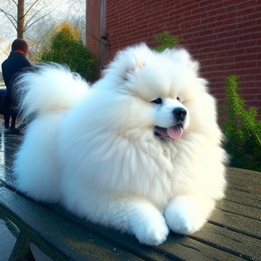 Fluffy cloud hot sale dog