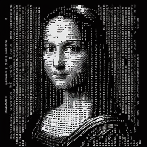 Meldor: Mona Lisa in ASCII art