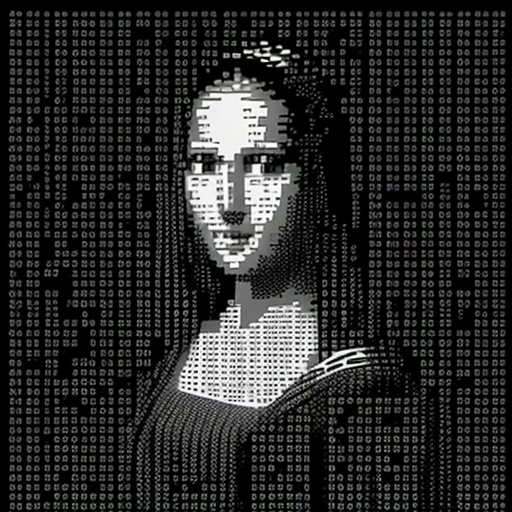 Meldor: Mona Lisa in ASCII art
