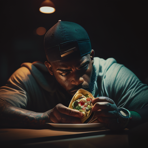 jobhadel LeBron James eating tacos