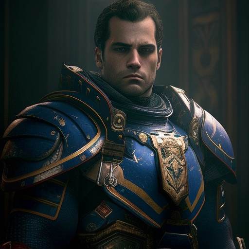 v Henry Cavill in Warhammer 40K Space Marine armor