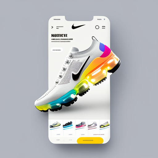 jedo: E-commerce store selling colorful Nike shoes