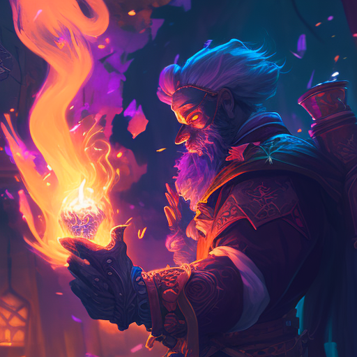 A human mage casting a fire spell in Storwmind, from the Warcraft universe, Comic book, Claymation, Cinematic lighting, Fantasy, Pastel colors, Low contrast, --v 4
