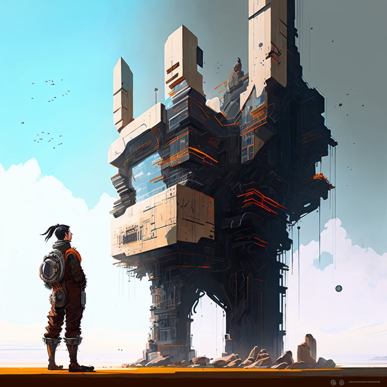 Modern Building Concept Art