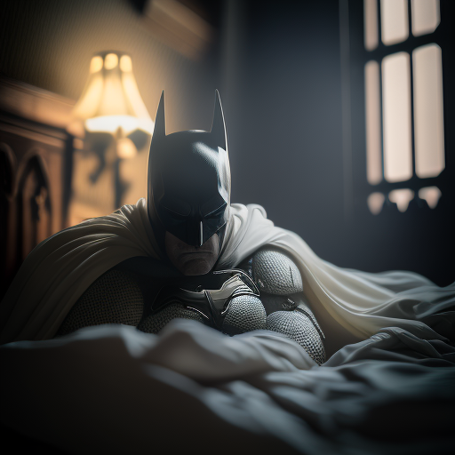 Batman Sleeping