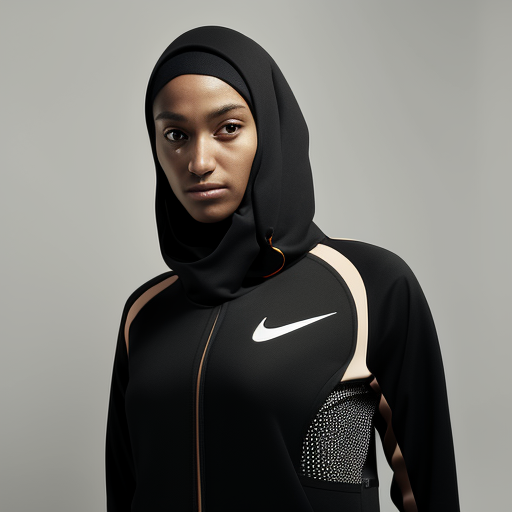 kémil: The Nike and futuristic abaya collaboration is a stylish and modern  take on the traditional Muslim garment. It features a sleek and futuristic  design, with a focus on aesthetics and fashion.