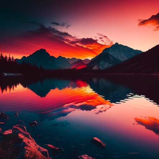 Mountain sunset wallpaper deals