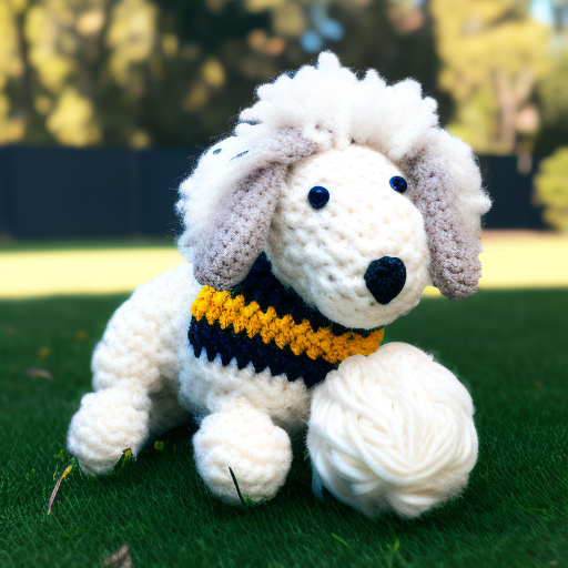 brianhough: white aussie doodle with a nub tail wearing a richmond fc football  jersey
