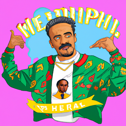 High-end illustration, shaedon sharpe as the fresh prince of bel air, Featured on Threadless