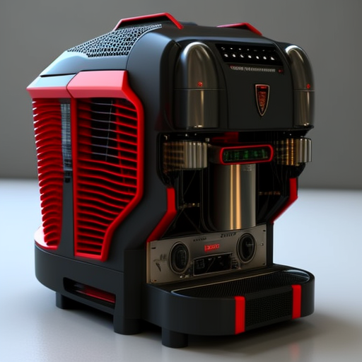 noa mallam A high quality coffee machine in the shape of the
