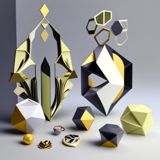 asymmetrical geometric shapes