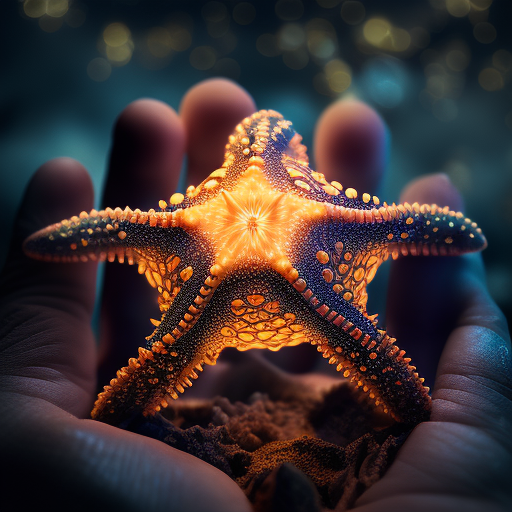 Bioluminescent Starfish