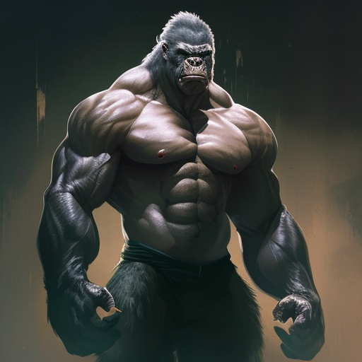 Muscular Animals Animated