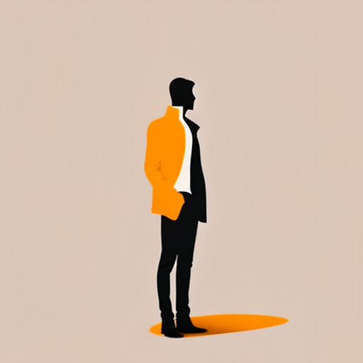 bitfloorsghost: a standing man