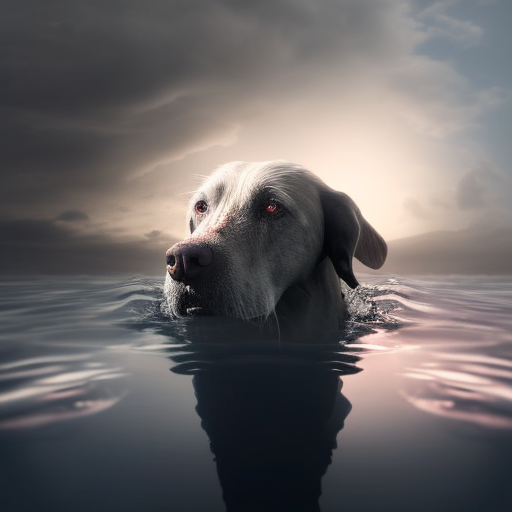 jörgdebus: a labrador in the water with a