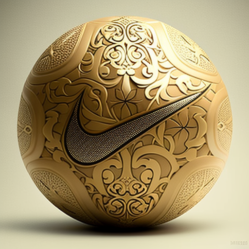 kémil: Nike oriental football Ballon for decoration, logo nike, gold,  saphhire, diamonds, and cuir